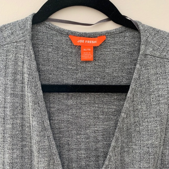 Grey Wrap Dress - Picture 2 of 3